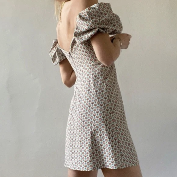 Puff Sleeve Mini Dresses